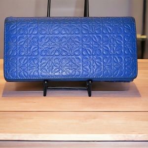 Loewe blue anagram wallet 061504